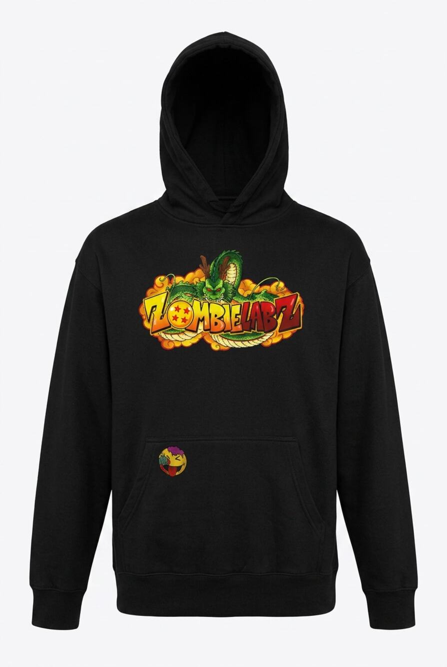 ZombieLabz x Dragon Ball Z Ultra Ego Vegeta on Iron Throne Rare Pullover Hoodie